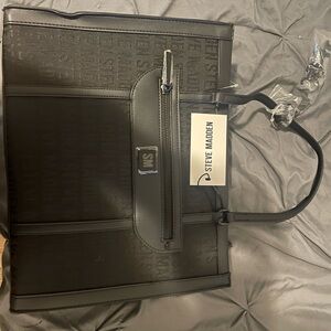 Steve Madden Black Tote Bag